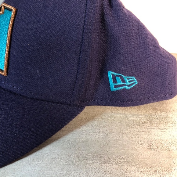 VINTAGE 90’s ARIZONA DIAMONDBACK MLB FITTED BASEBALL CAP 39 Fifty S/M flex fit - Picture 5 of 10